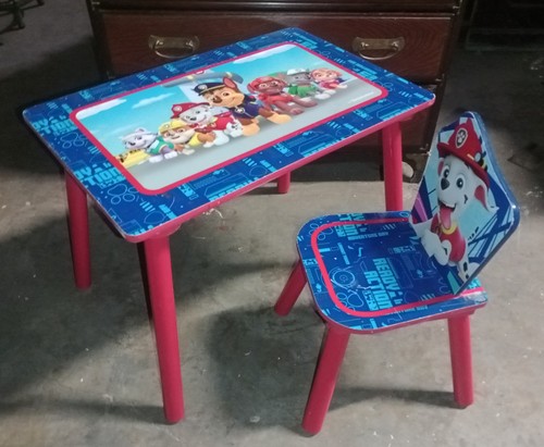 Paw patrol wooden table - table, &